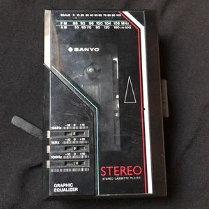 Stereo cassette player